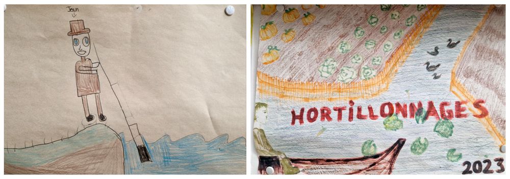 Dessins d'enfants - Hortillonnages d'Amiens