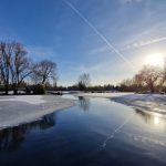 Les hortillonnages l'hiver